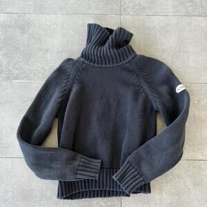 Navy blue vintage 90s turtleneck